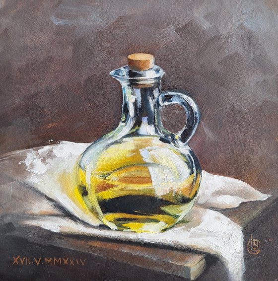 Glass Oil Bottle