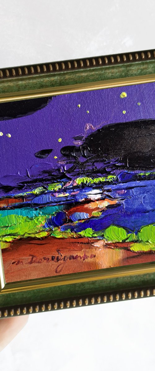 Abstract painting by Nataly Derevyanko