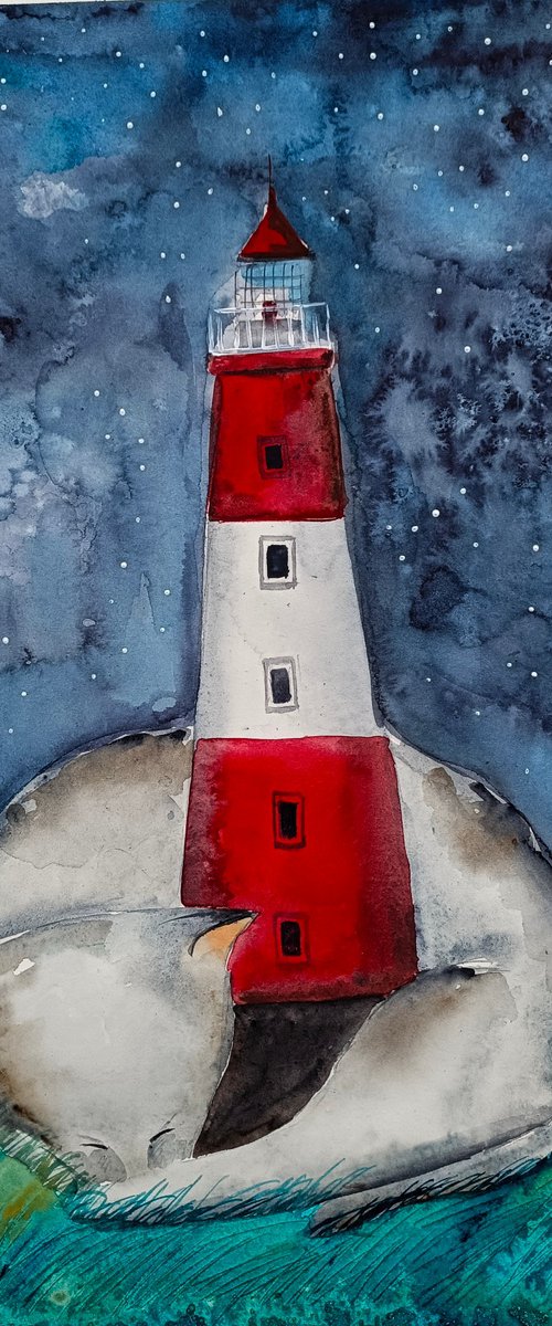 Sleep with lighthouse by Evgenia Smirnova