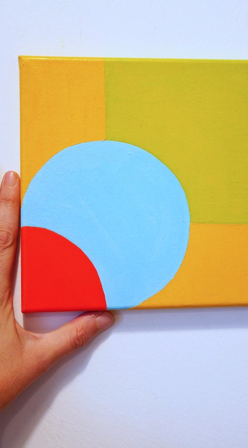 Color theory, geometric abstract by Jessica Moritz