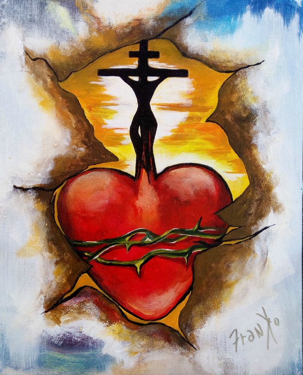 Sacred Heart By Francisco Dominguez Artfinder
