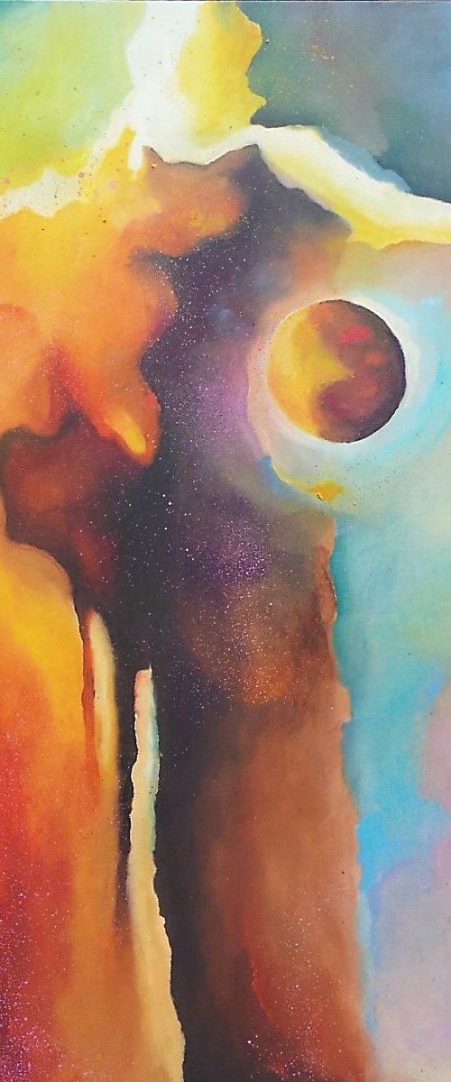 Conception (150x150cm) by Simon Tünde
