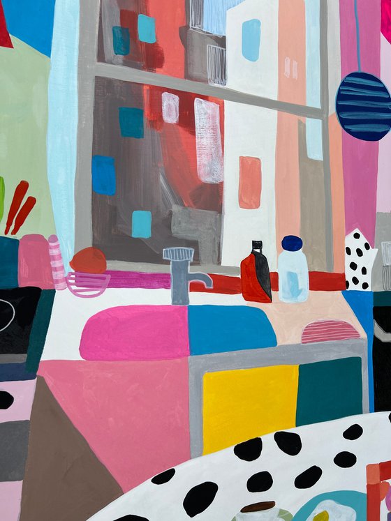 Colorful Morning in Kitchen