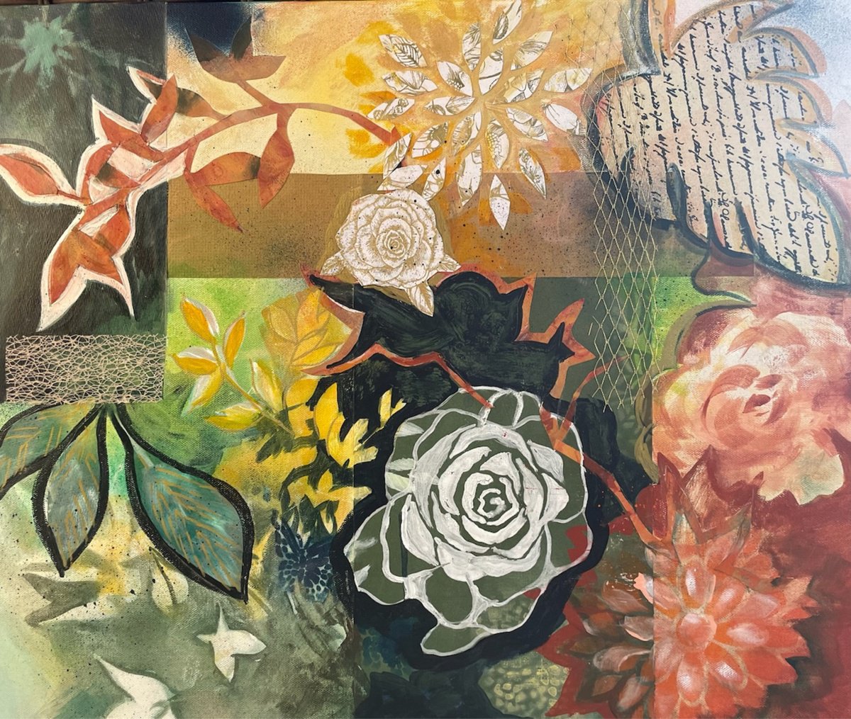 Botanical Painting By Eliry Arts, 24 X 20, Nature