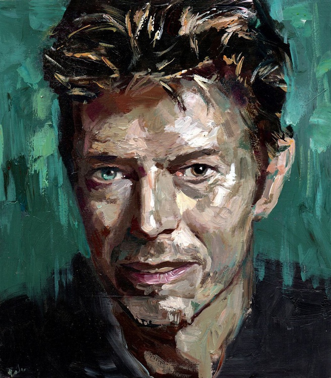 David Bowie 2019 Oil Painting By Adam Deda Artfinder