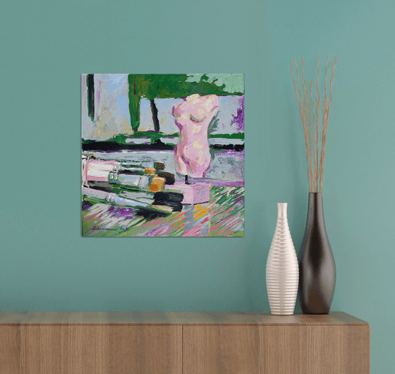 STILL LIFE WITH BRUSHES