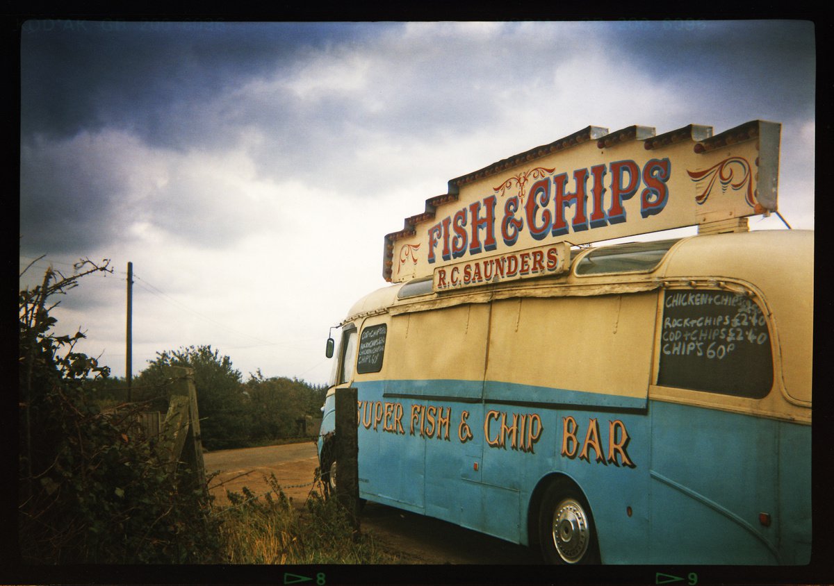 Fish & Chips Van, Haddenham, 1993 by Richard Heeps