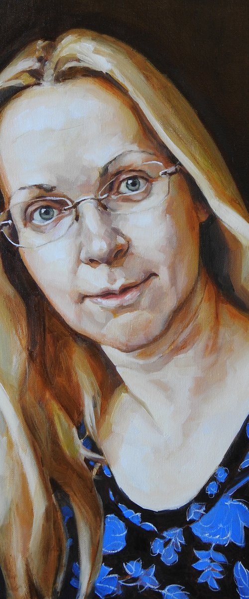 Self portrait. by Irina Ushakova