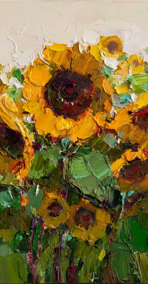 Sunflowers by Anastasiia Valiulina