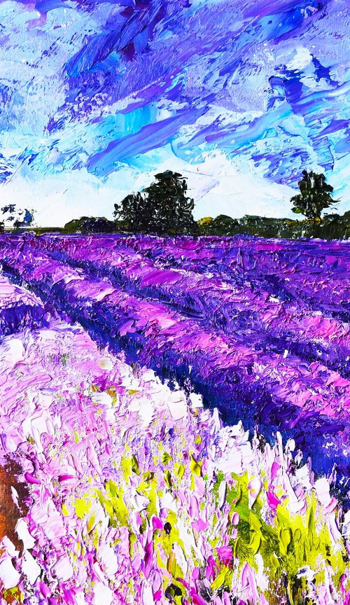 Lavender field. by Tatajana Obuhova