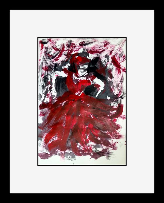 Women in Red Set of three