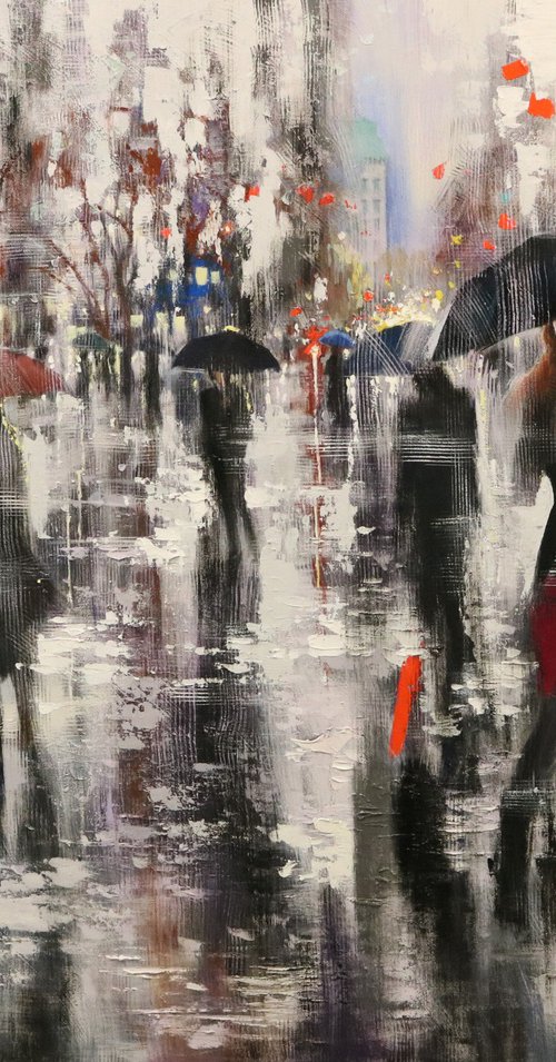 Winter Rain 5 by Chin H Shin
