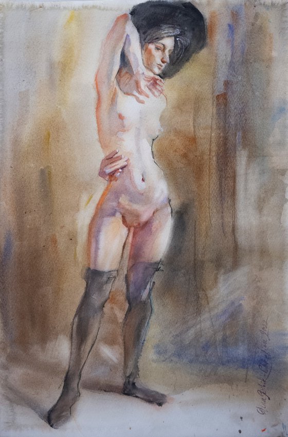 Nude model "Salut, Egon"