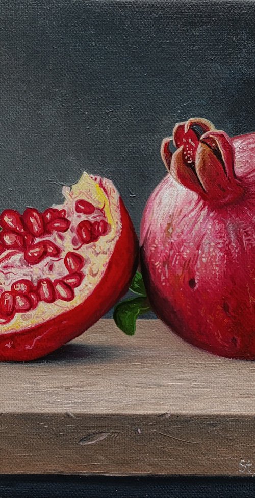 Still Life with Pomegranates by Stepan Ohanyan