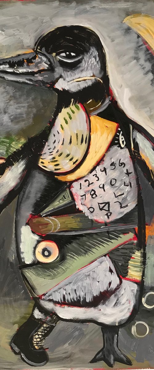 Penguin With New Boot by Roberto Munguia Garcia
