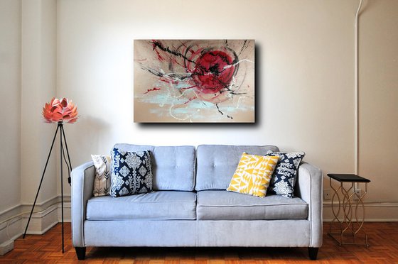 large abstract painting 120x80 cm-large wall art-title-c463