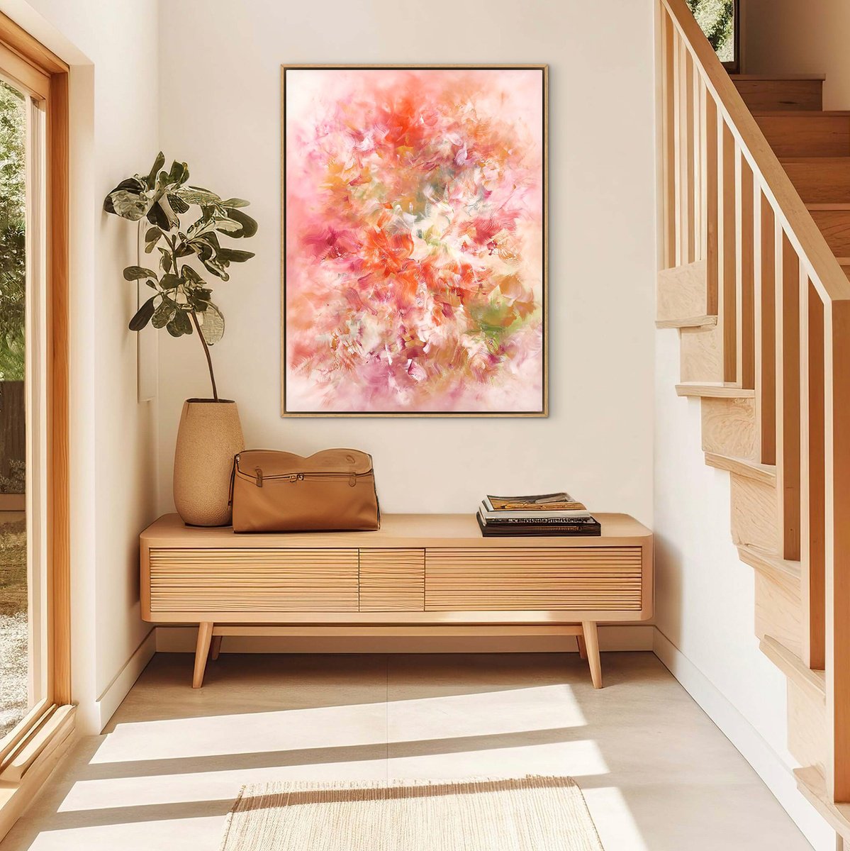  Ember Bloom By Paresh Nrshinga Frsa, 36 X 48, Artwork For Sale On Artfinder
