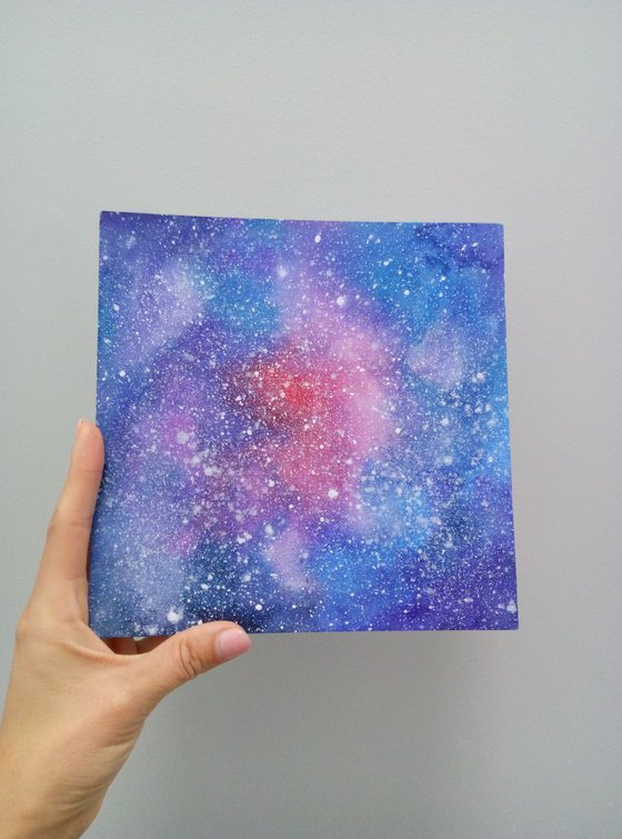 Cosmology, SET OF 3 PAINTINGS