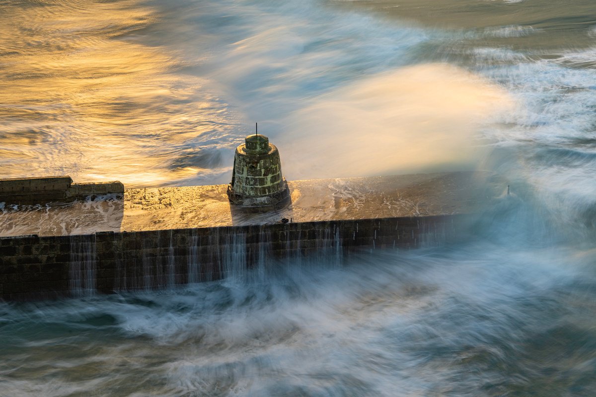 Portreath Fire Ball Photography Print by Kieran Brimson