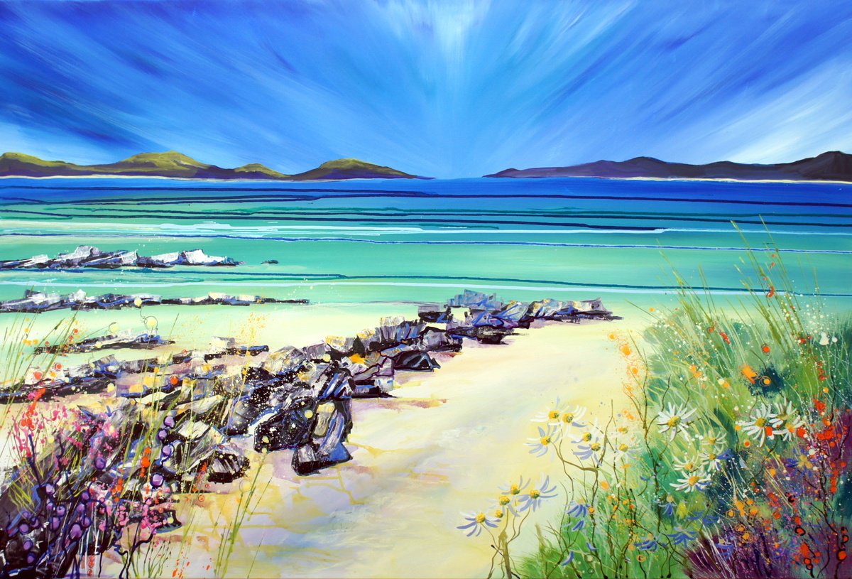 Early Summer at Sanna Bay Acrylic painting by Julia Rigby | Artfinder