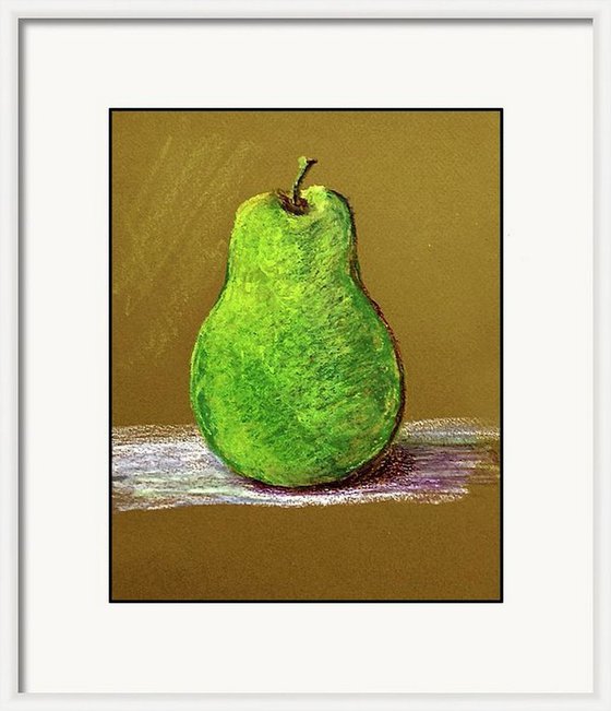 Single Pear- A Still Life