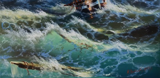 Restless sea