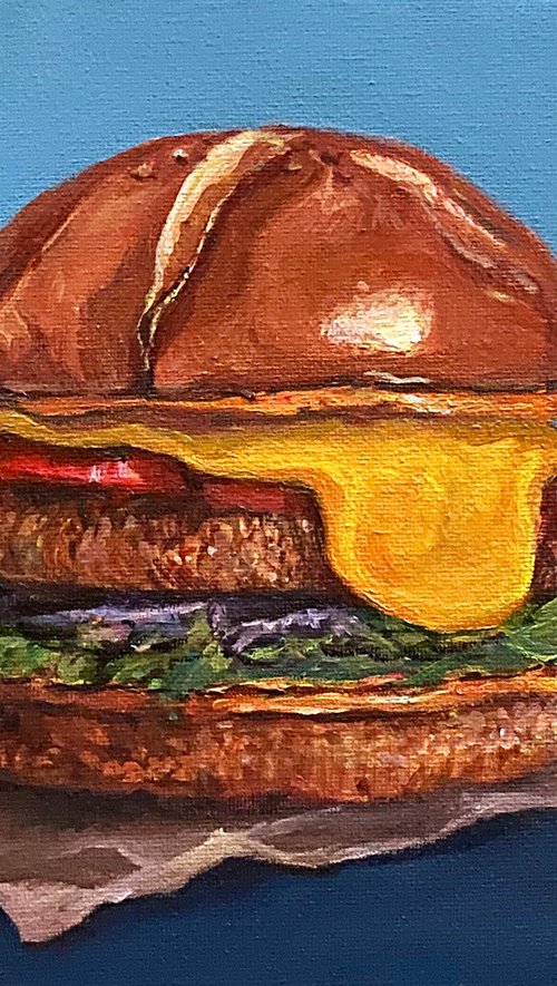 Cheeseburger on Lettuce by Arti Chauhan