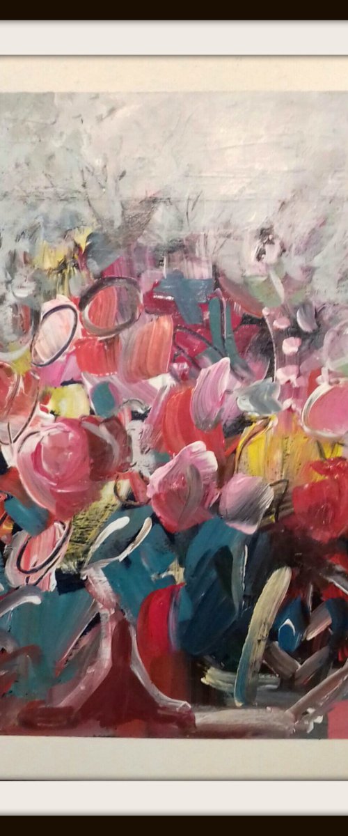 Floral Reflections II by Jan Rippingham