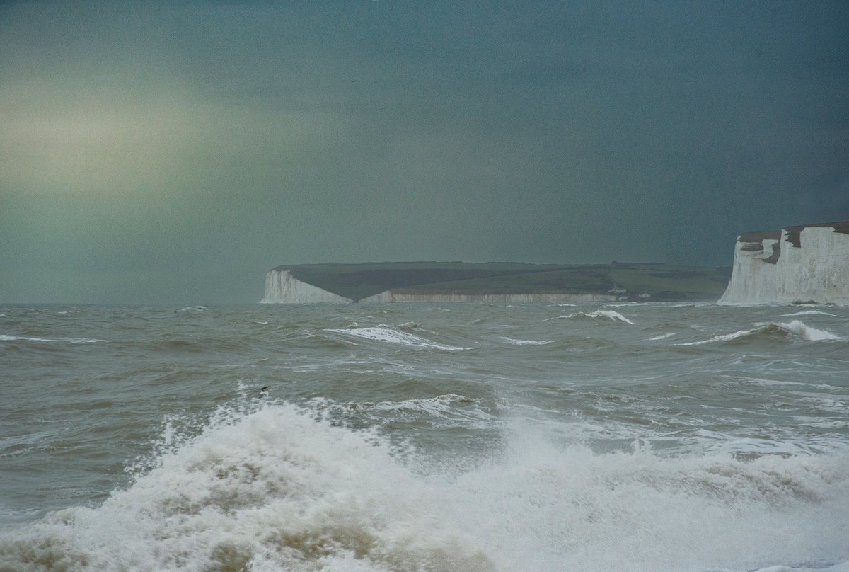 Photorealistic Landscape Photograph By Adam Regan, 27 X 18, The Seven Sisters, Original Artwork