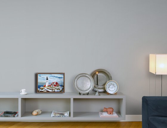 Red Roofs by the Sea