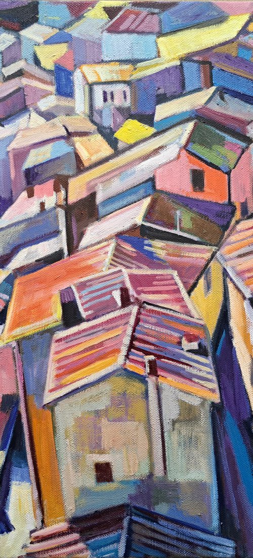 Colorful Rooftops by Maja Đokić Mihajlović