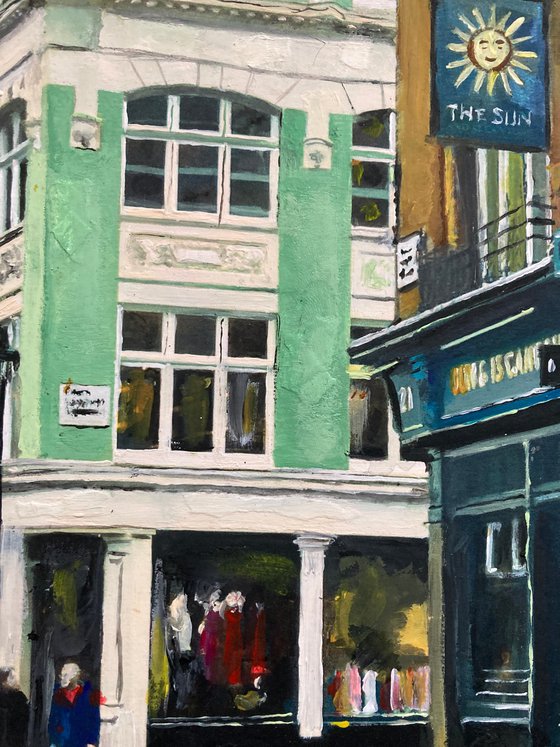 Bright Sunny Day in Soho, London