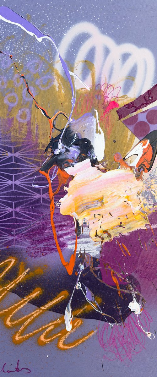 Purple Vortex by Carolina Alotus