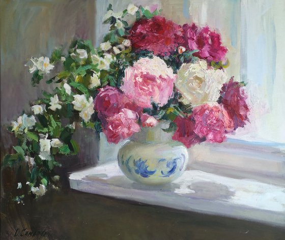 Peonies and Jasmine