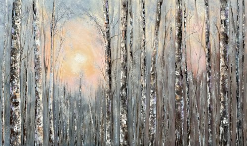 Enchanted Birch Grove by Tanja Frost