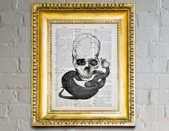 Skull and Snake