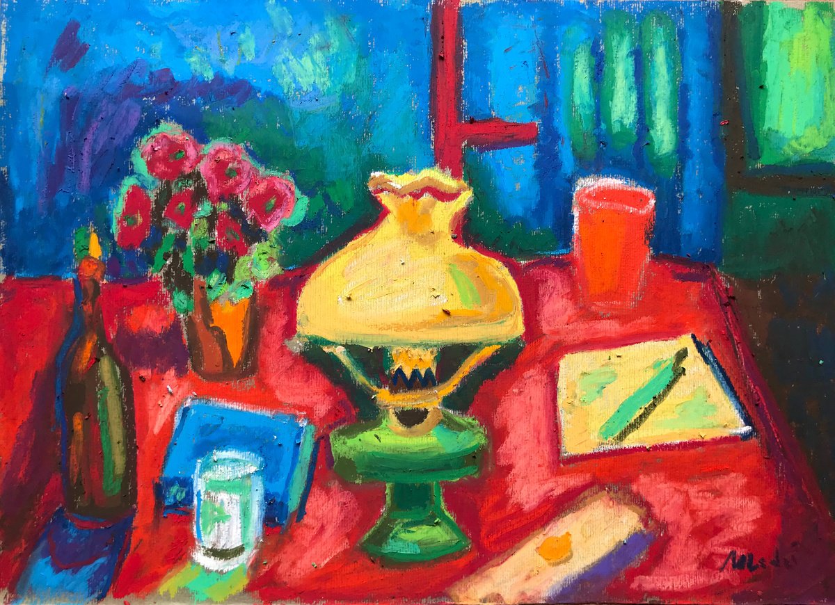 Still Life With Lapmp by Milica Radovic