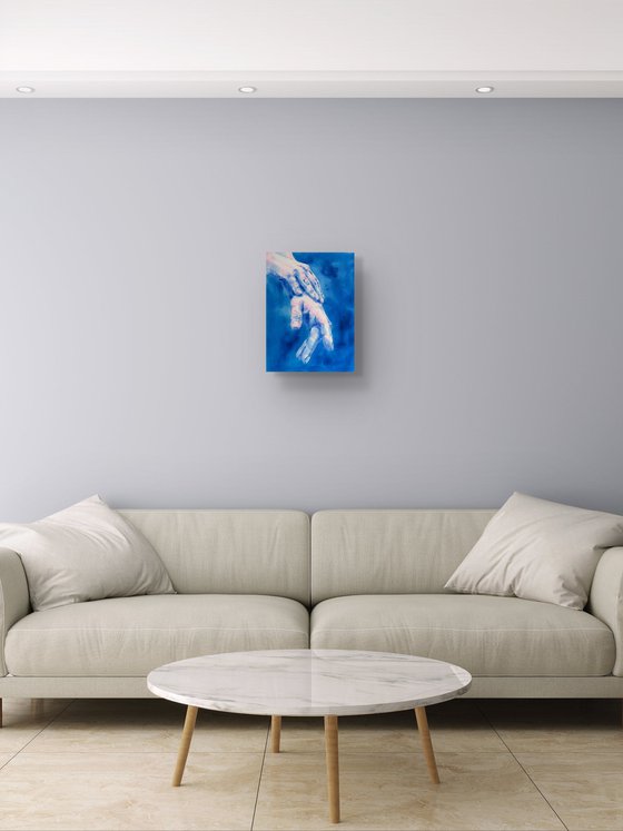 Blue connection with Myself