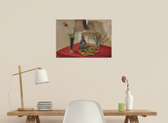 Still life with the Buddha