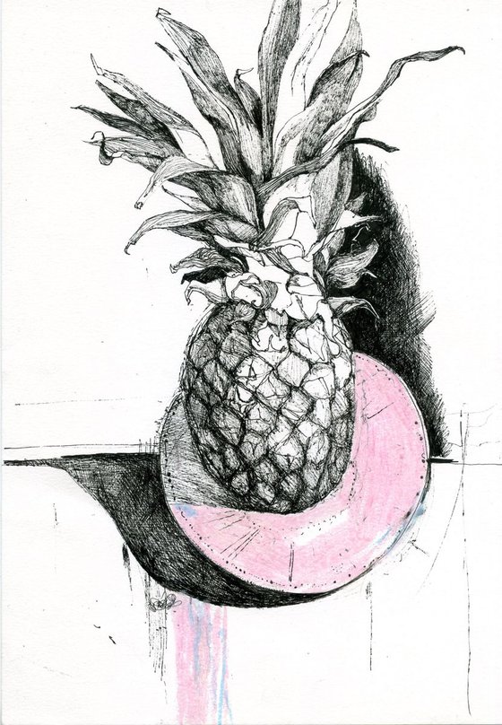 pineapple portrait