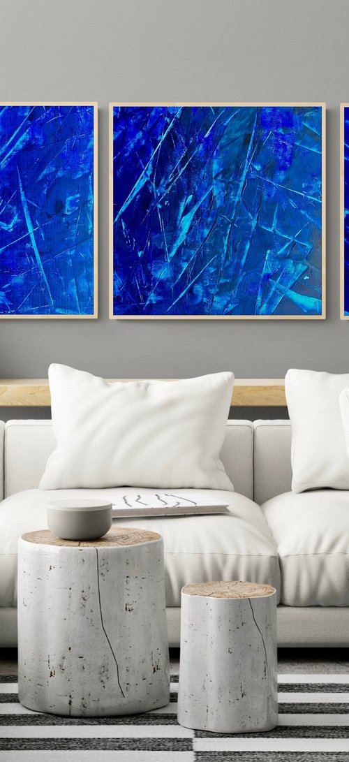 Beyond the blue sea 1426 set 3 by Anita Kaufmann