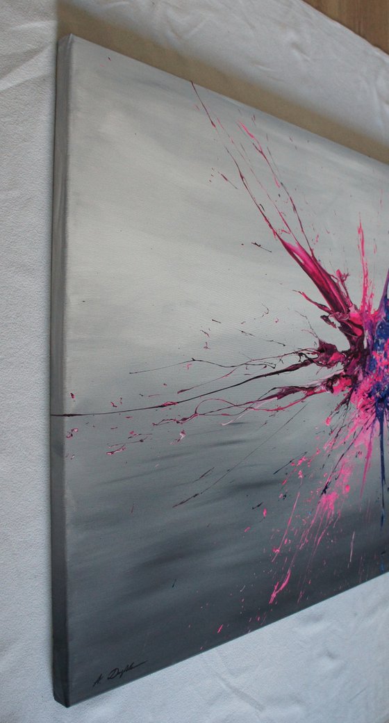 Pink Blues Gone Wild (Spirits Of Skies 096145) - 120 x 80 cm - XXL (48 x 32 inches)