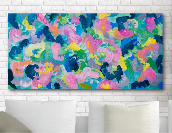 Childhood - Colorful Abstract Painting