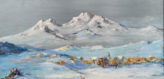 Winter landscape - Aragats
