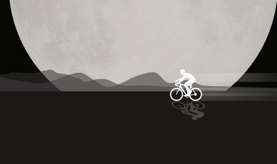 Moon ghost cycle of the peloton