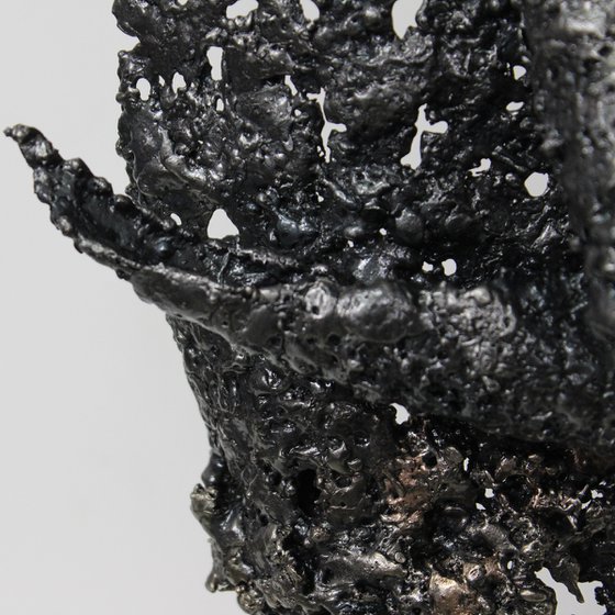 Metal Face Sculpture “Le Blond”