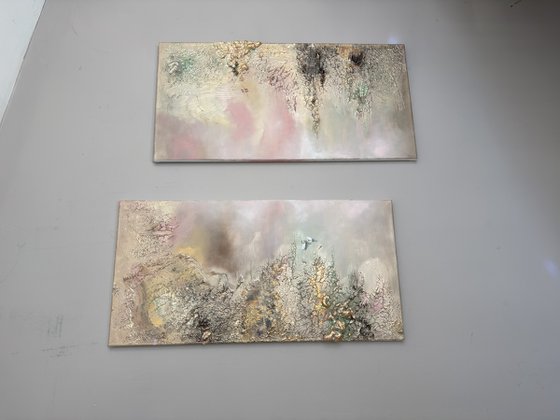 Quiet dialogue Diptych