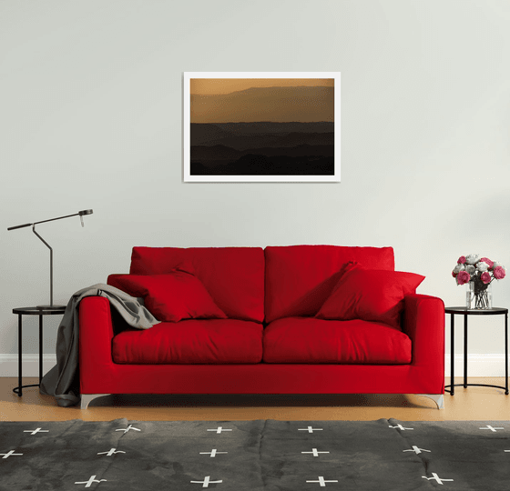 Sunrise over Ramon crater #2 | Limited Edition Fine Art Print 1 of 10 | 90 x 60 cm