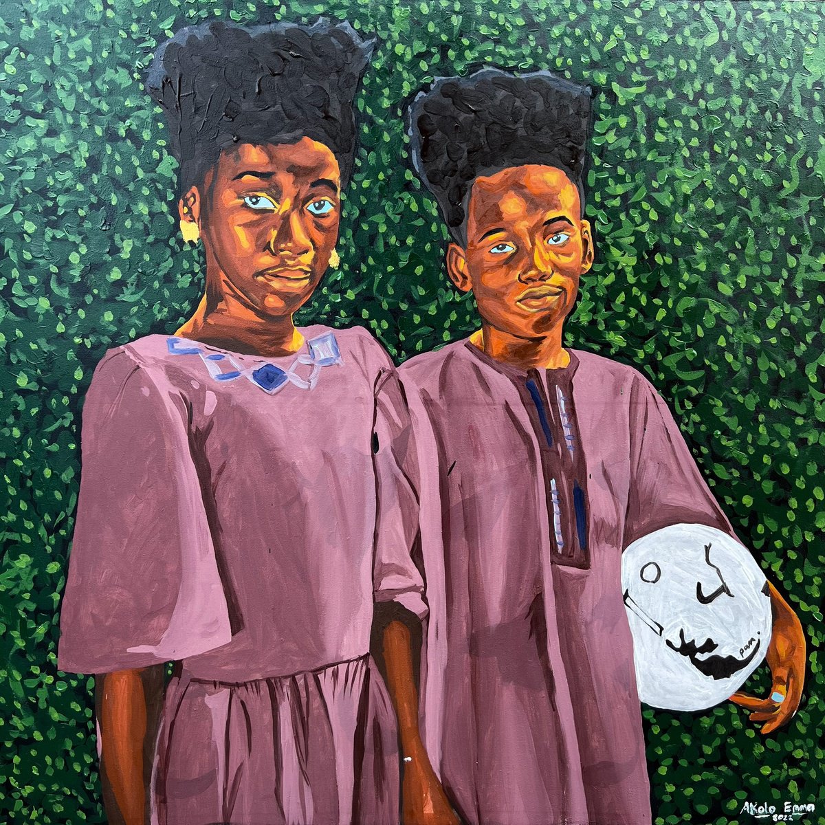 What We Owe To Each Other, 2 By Emmanuel Akolo, 48 X 48, Artwork For Sale On Artfinder
