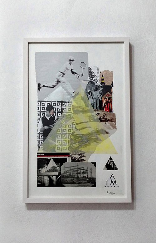 Homage to Kandinsky (Yellow Triangle) by Tchago Martins